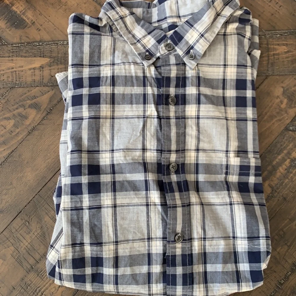 J Crew plaid button up
